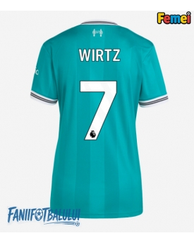 Liverpool Florian Wirtz #7 Tricou Fotbal Replică 2025-26 Femei Treilea